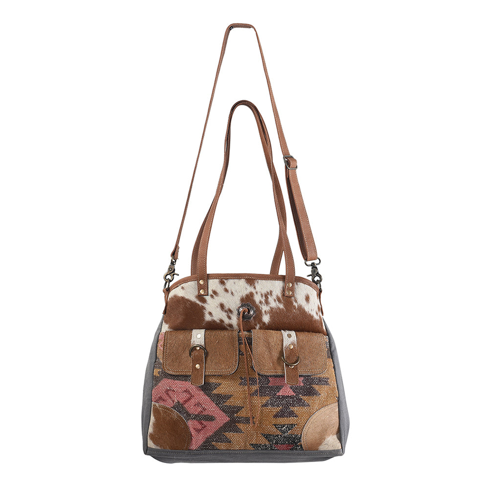 LC-KB252 Tote Upcycled Canvas Ladies Bag