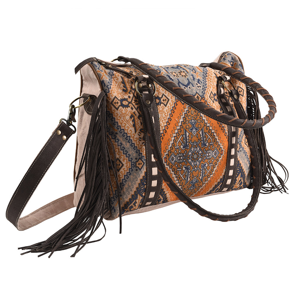 LC-KB253 Tote Upcycled Canvas Ladies Bag