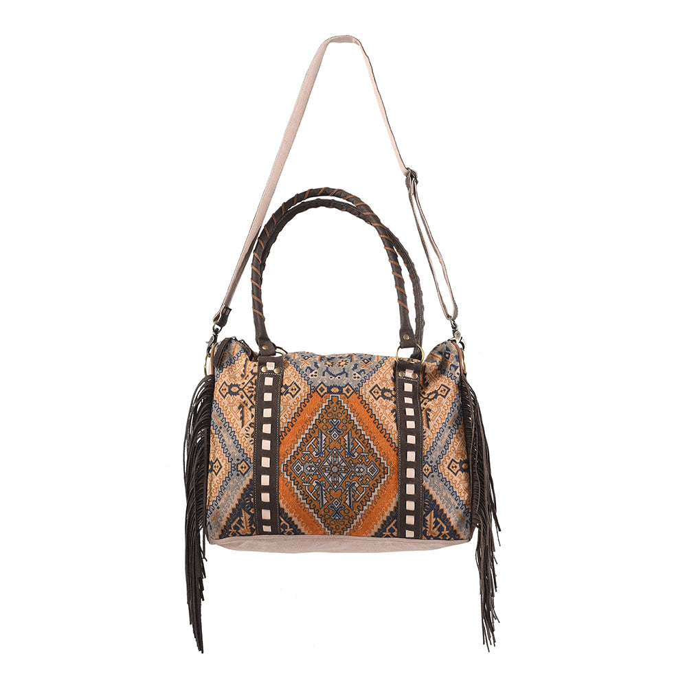 LC-KB253 Tote Upcycled Canvas Ladies Bag