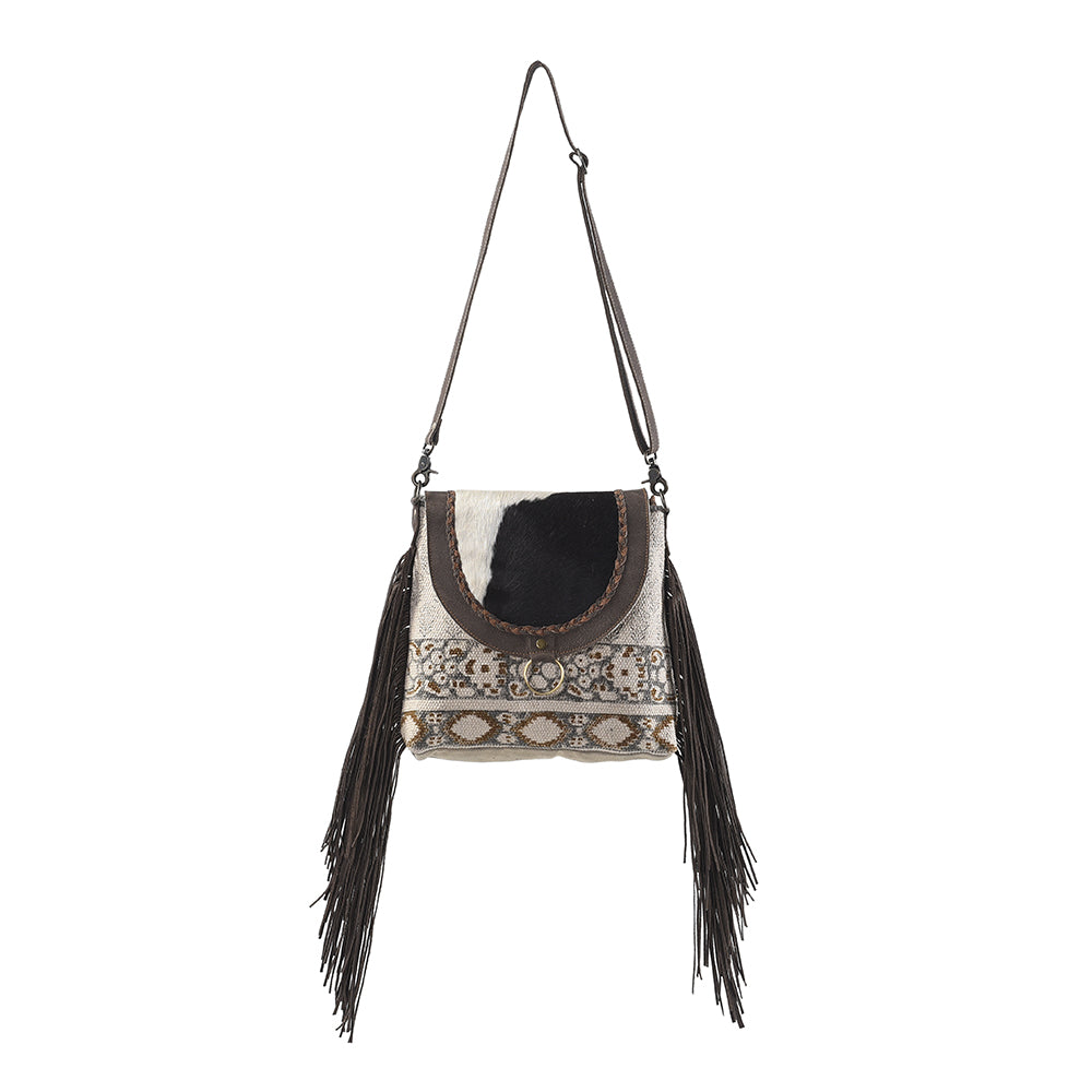 LC-KB257  Messenger Upcycled Canvas Ladies Bag