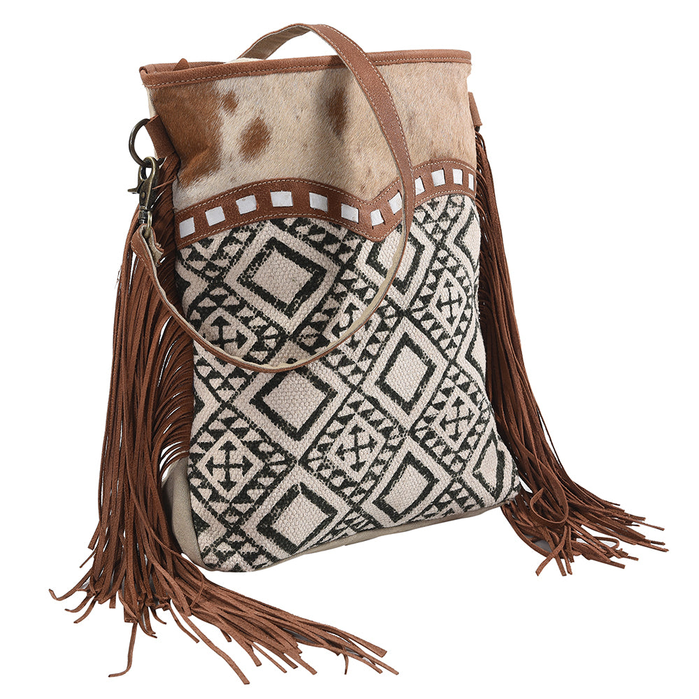 LC-KB265 Large Crossbody Upcycled Canvas Ladies Bag