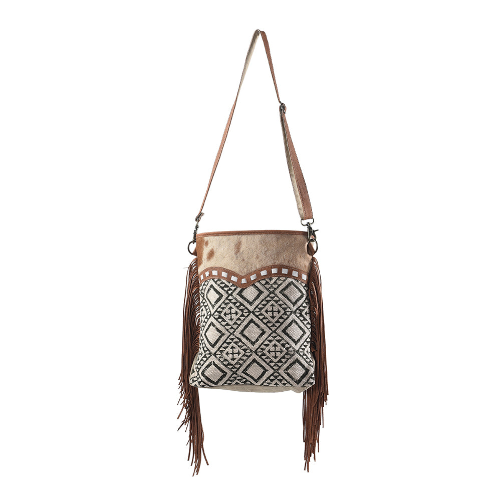 LC-KB265 Large Crossbody Upcycled Canvas Ladies Bag