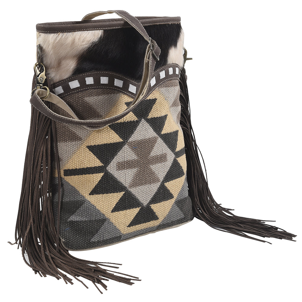 LC-KB267 Large Crossbody Upcycled Canvas Ladies Bag