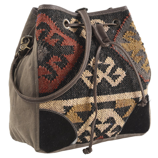 LC-KB269 Bucket Upcycled Canvas Ladies Bag