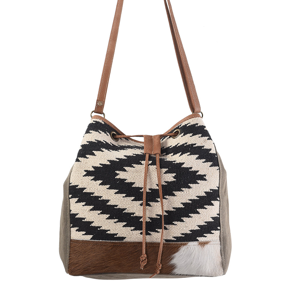 LC-KB271 Bucket Upcycled Canvas Ladies Bag