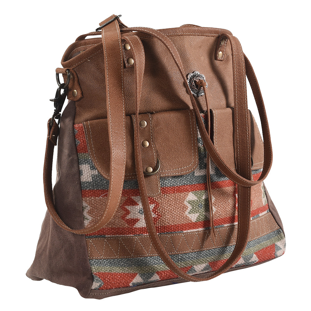 LC-KB272 Tote Upcycled Canvas Ladies Bag