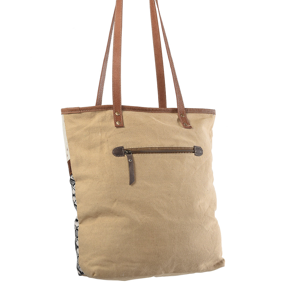 LC-KB281  Tote Upcycled Canvas Ladies Bag