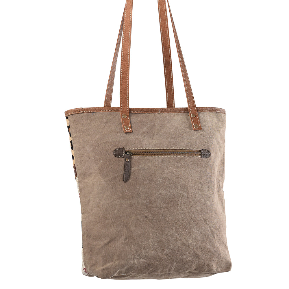 LC-KB282 Tote Upcycled Canvas Ladies Bag