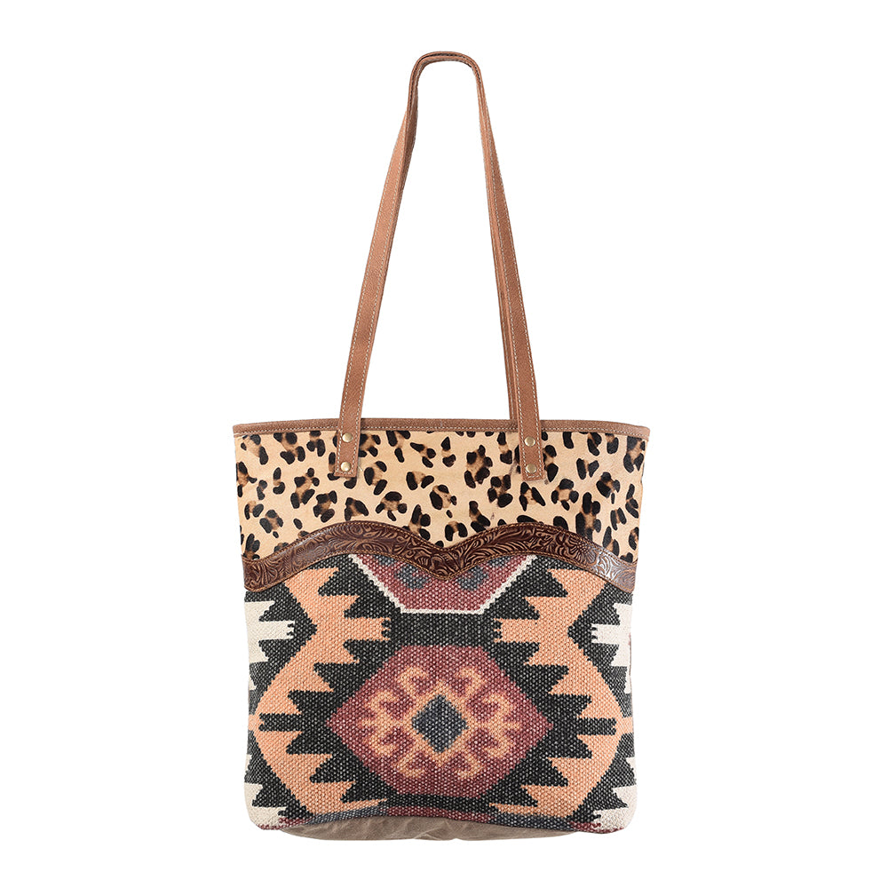 LC-KB282 Tote Upcycled Canvas Ladies Bag