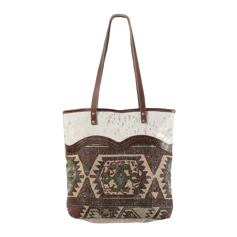 LC-KB283 Tote Upcycled Canvas Ladies Bag