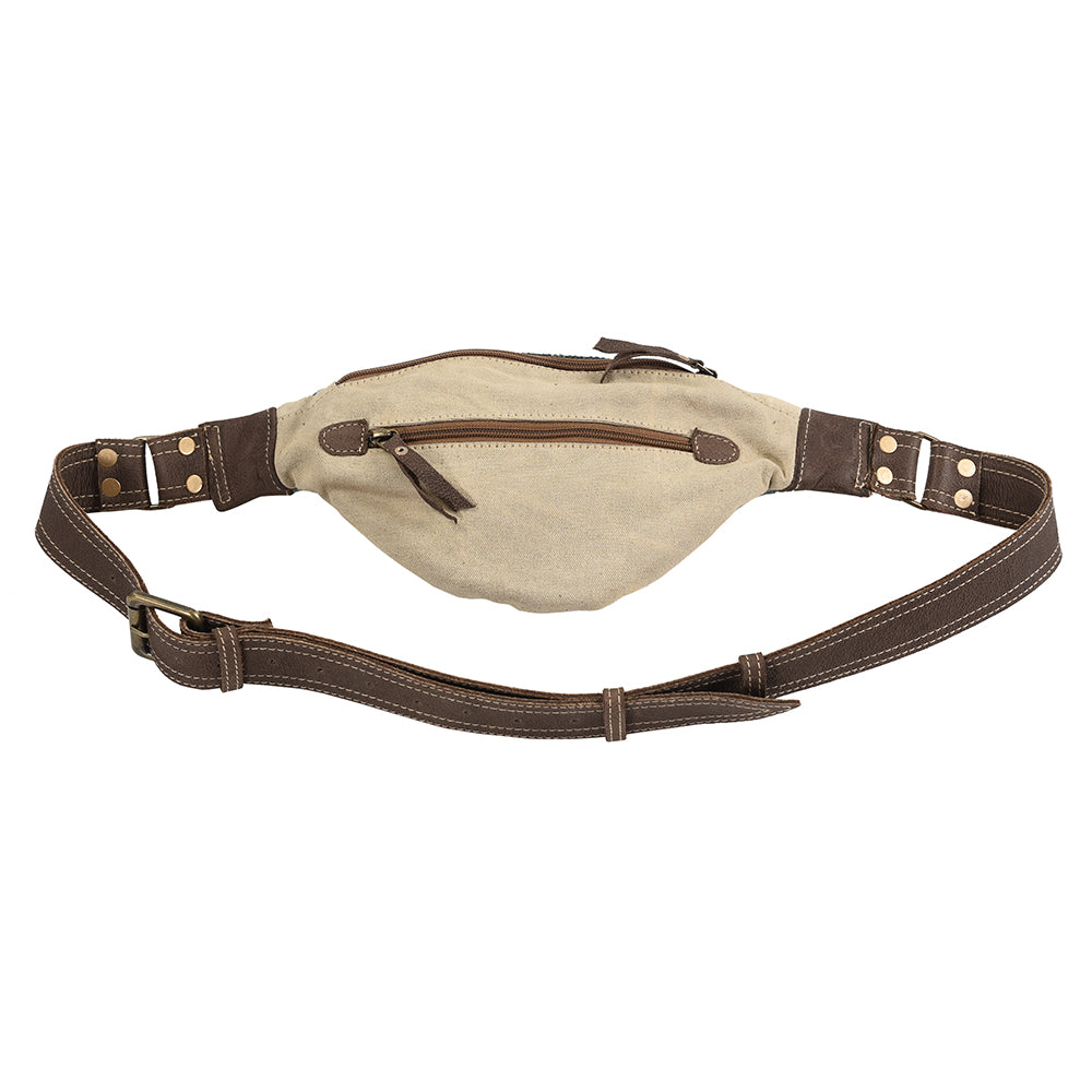 LC-KB289 Fanny Pack Upcycled Canvas Ladies Bag