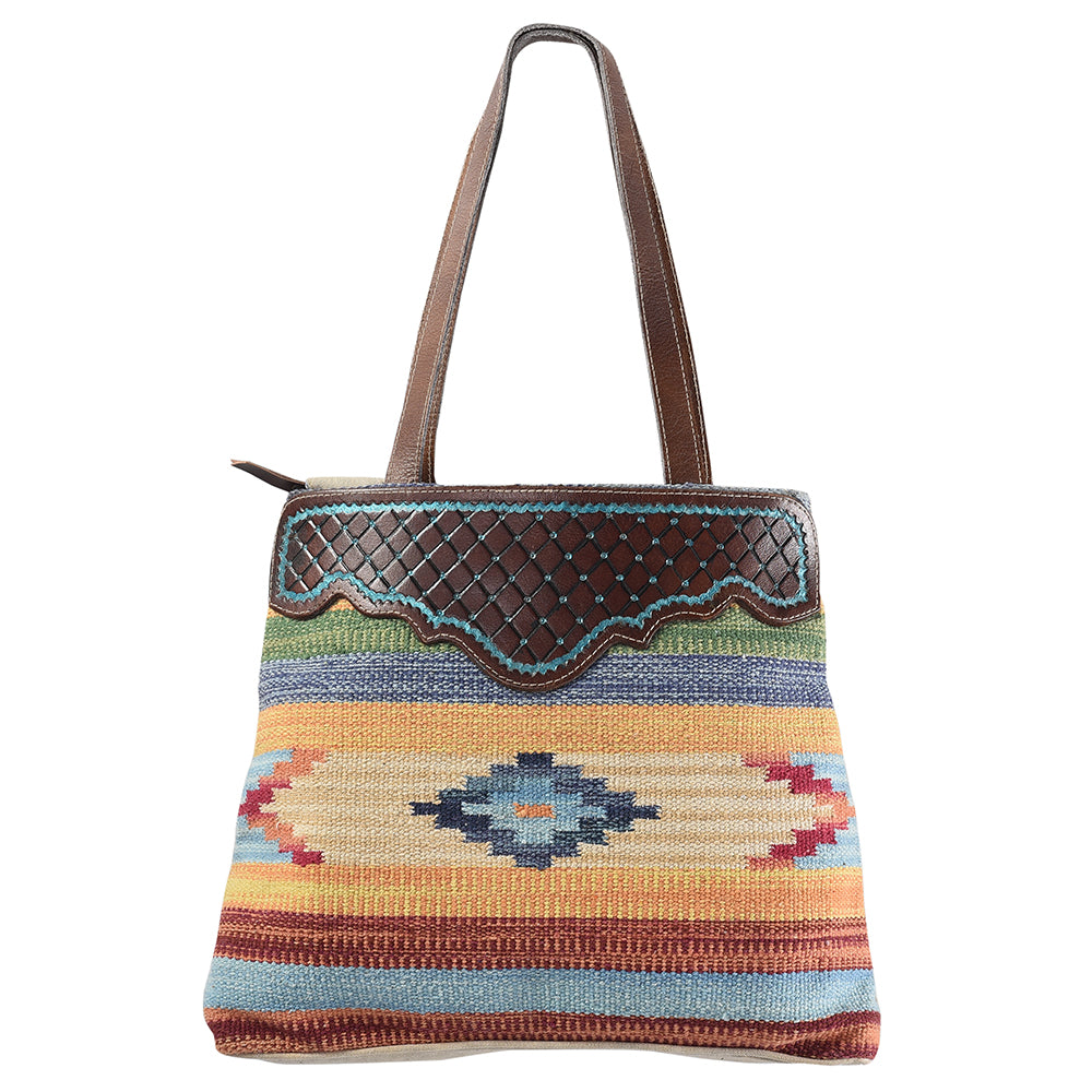 LC-KB300 Tote Upcycled Canvas Ladies Bag