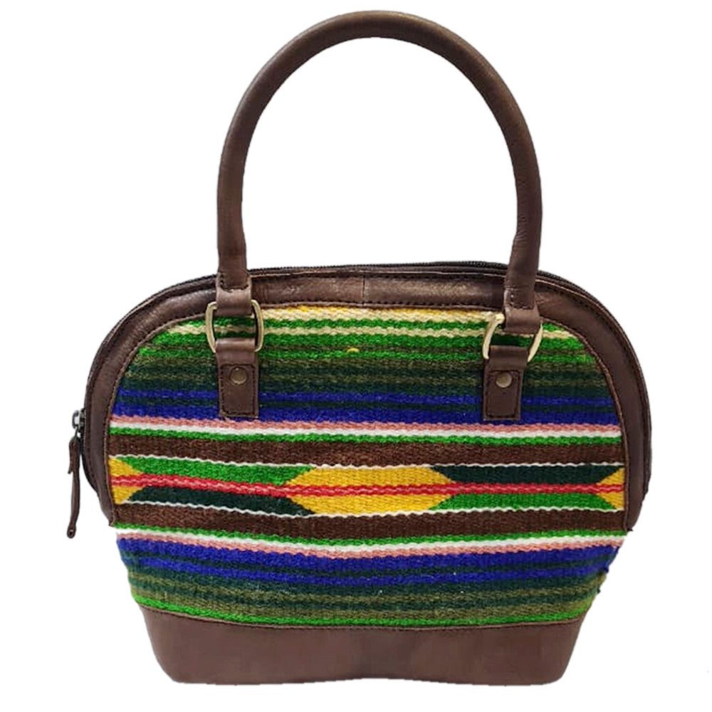 ADBGA280 American Darling Tote Bag Hand Woven Saddle Blanket Genuine Leather
