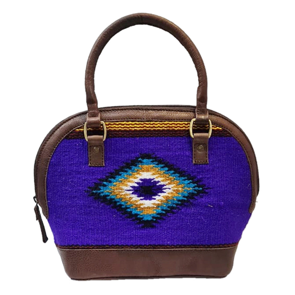 ADBGA280 American Darling Tote Bag Hand Woven Saddle Blanket Genuine Leather