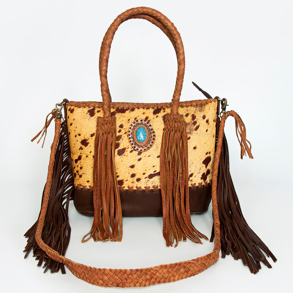 LC-ADBGD174 Tote Hair-On Genuine Western Leather Women Bag