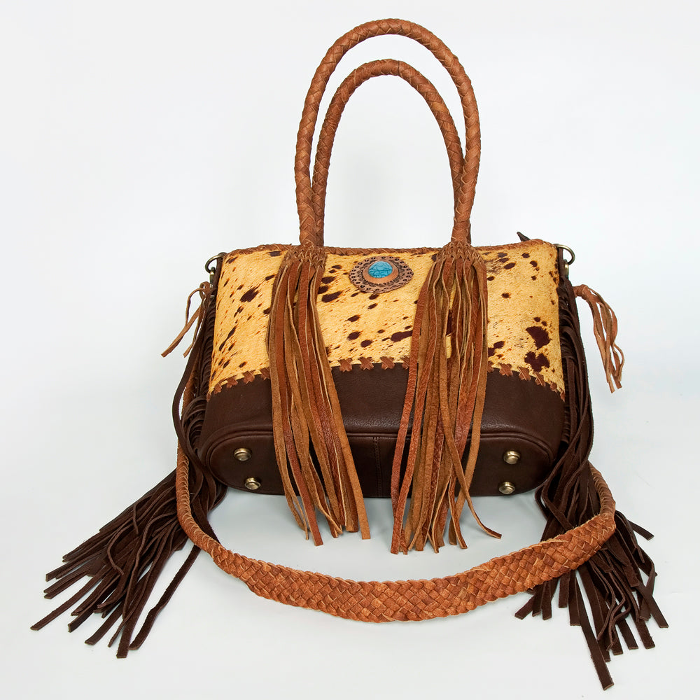 LC-ADBGD174 Tote Hair-On Genuine Western Leather Women Bag