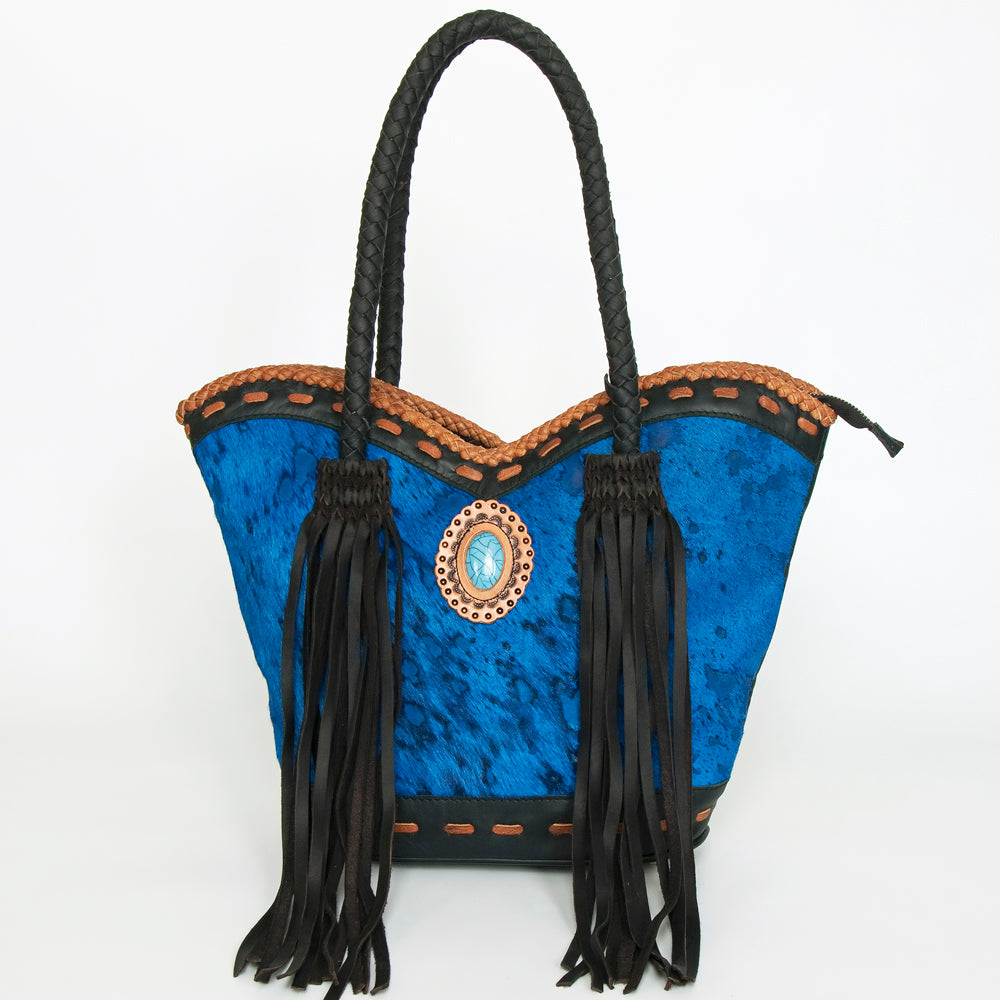 LC-ADBGD175 Tote Hair On Genuine Western Leather Women Bag