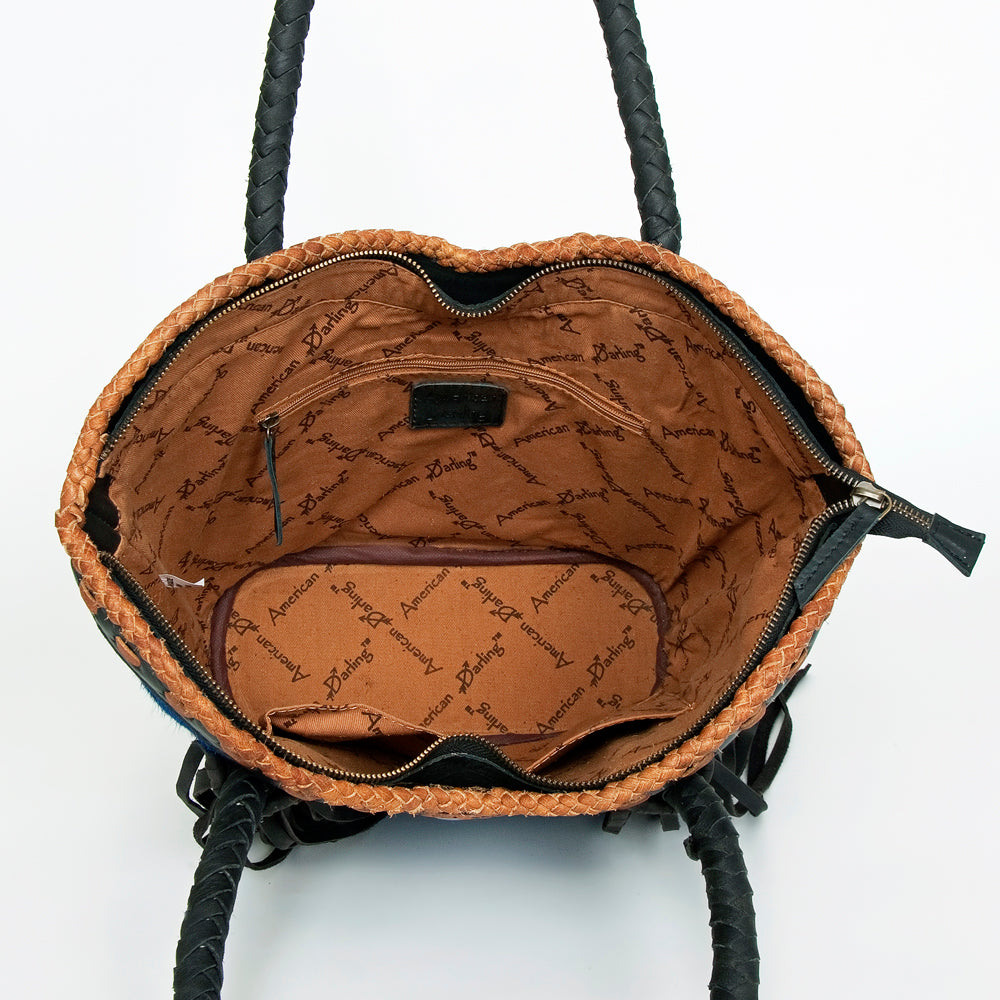 LC-ADBGD175 Tote Hair On Genuine Western Leather Women Bag