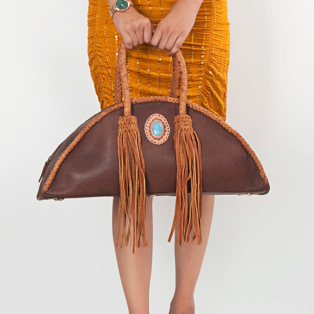 LC-ADBGD178 Tote Genuine Western Leather Women Bag