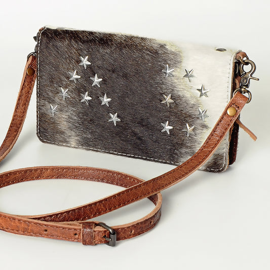LC-ADBG872  Crossbody Hair-On Genuine Western Leather Women Bag