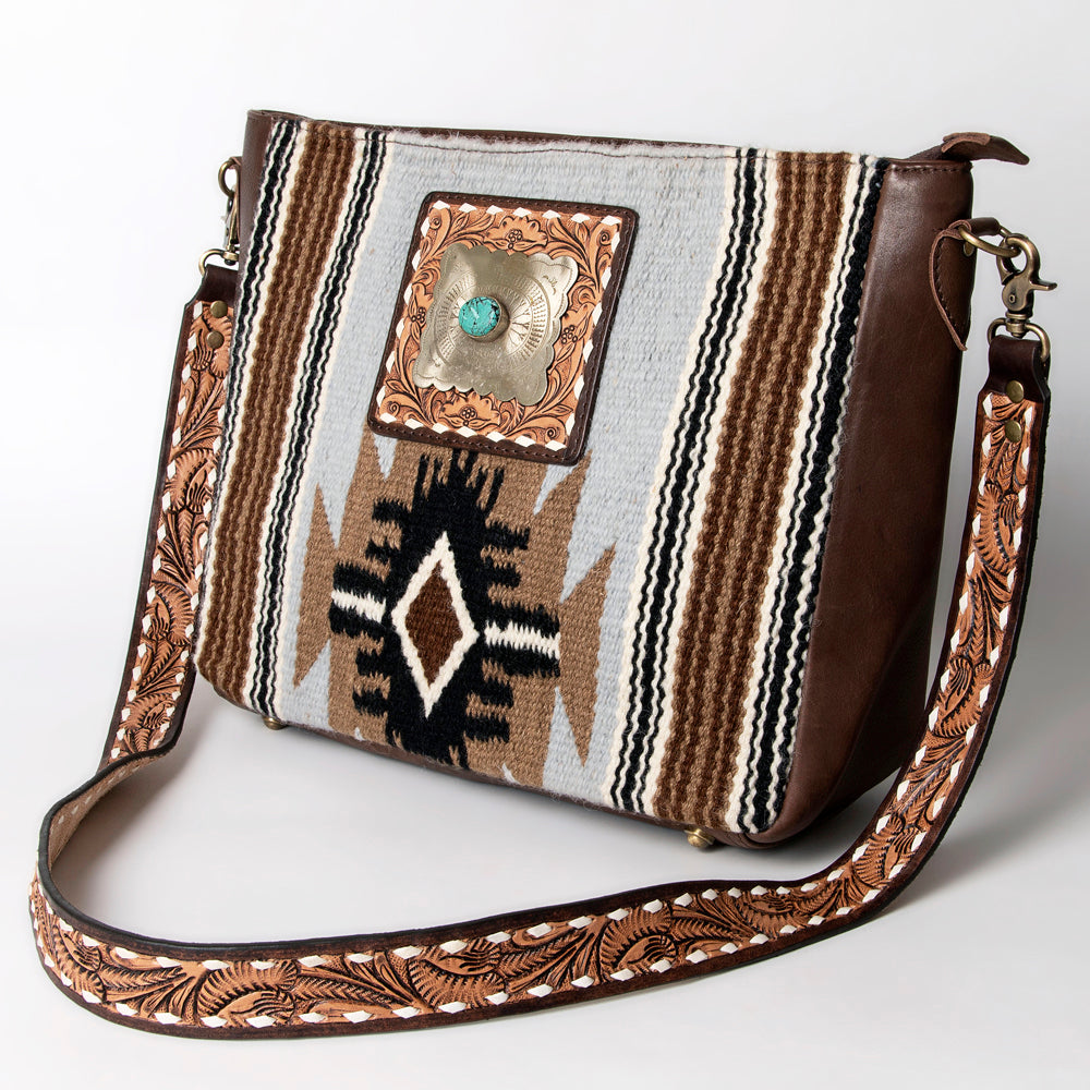 LC-ADBGA286  Large Crossbody Genuine Western Leather Women Bag