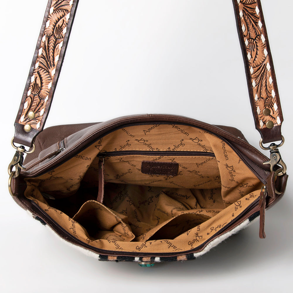 LC-ADBGA286  Large Crossbody Genuine Western Leather Women Bag