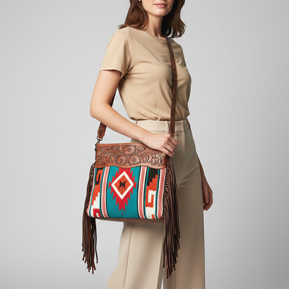 LC-ADBGZ576A Crossbody Genuine Western Leather Women Bag