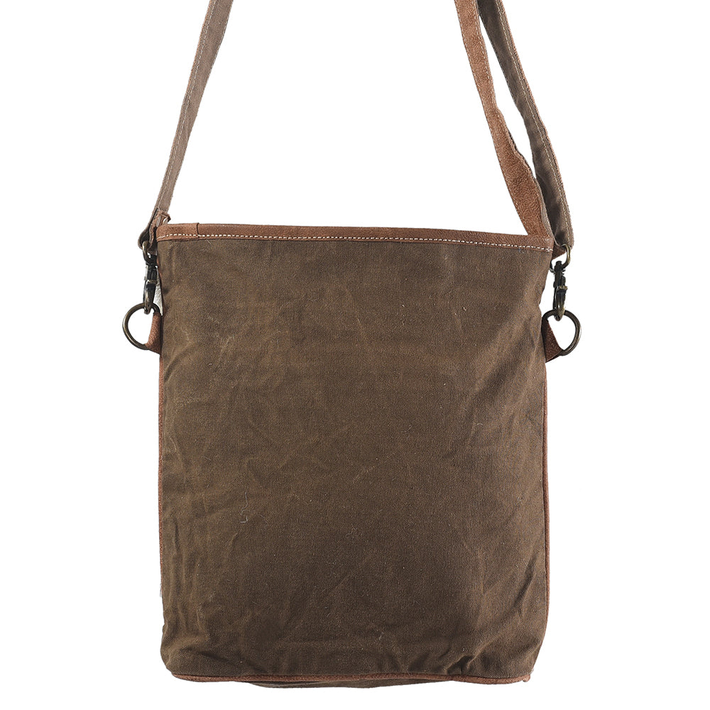 LC-KB303 Large Crossbody Upcycled Canvas Ladies Bag