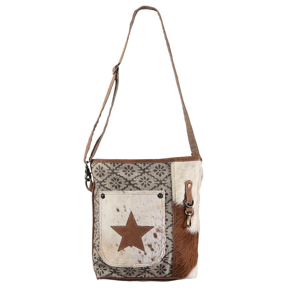 LC-KB303 Large Crossbody Upcycled Canvas Ladies Bag