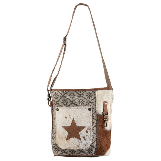 LC-KB303 Large Crossbody Upcycled Canvas Ladies Bag