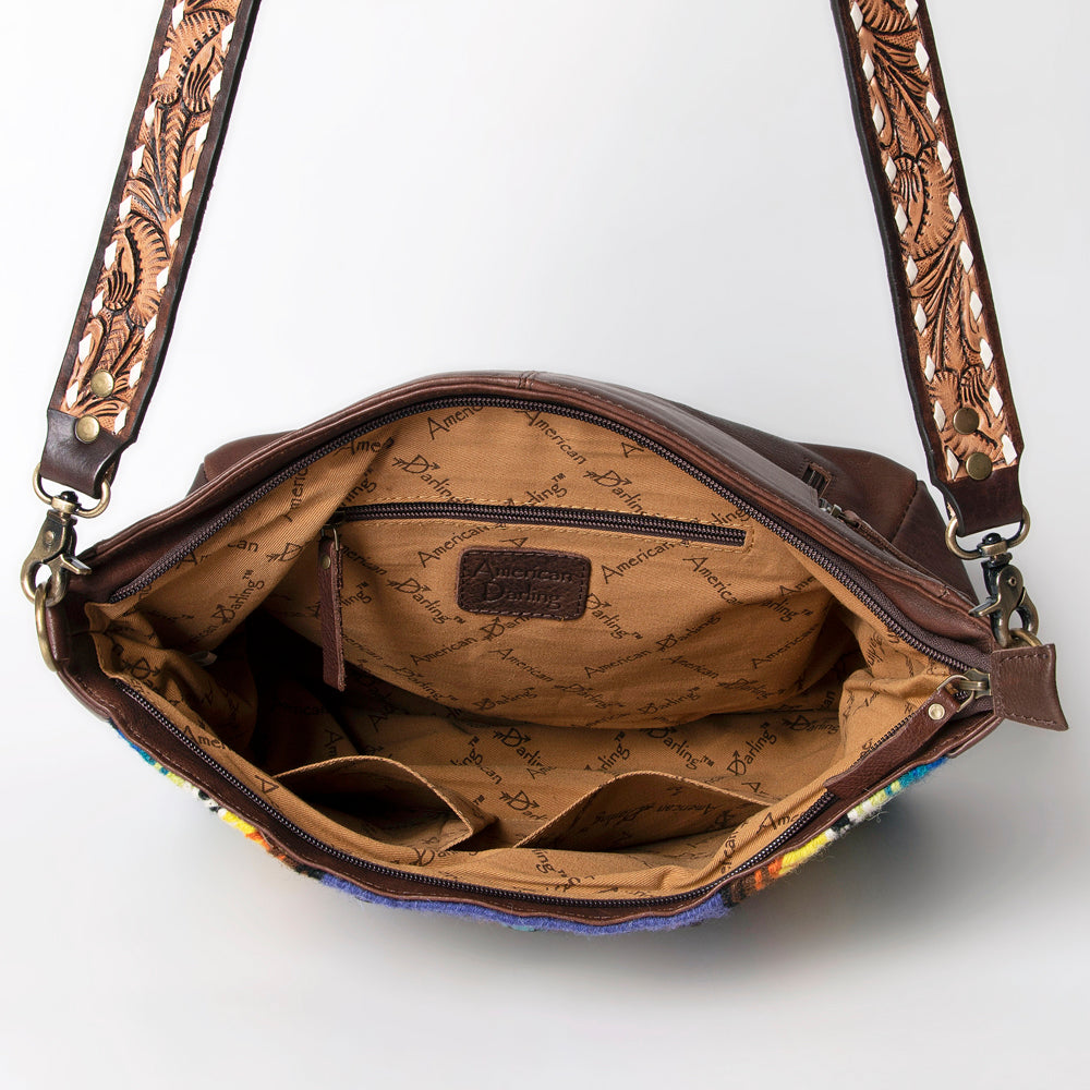 LC-ADBGA286  Large Crossbody Genuine Western Leather Women Bag