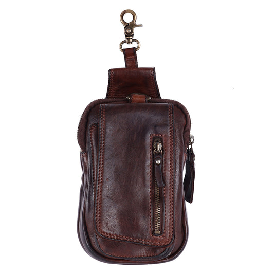 SWC203BRN Sling Genuine Leather women bag western Bag