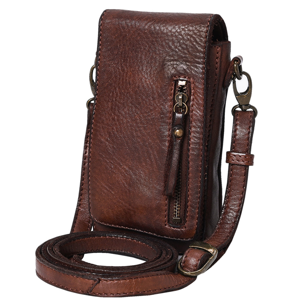 SWC204BRN Sling Genuine Leather women bag western Bag