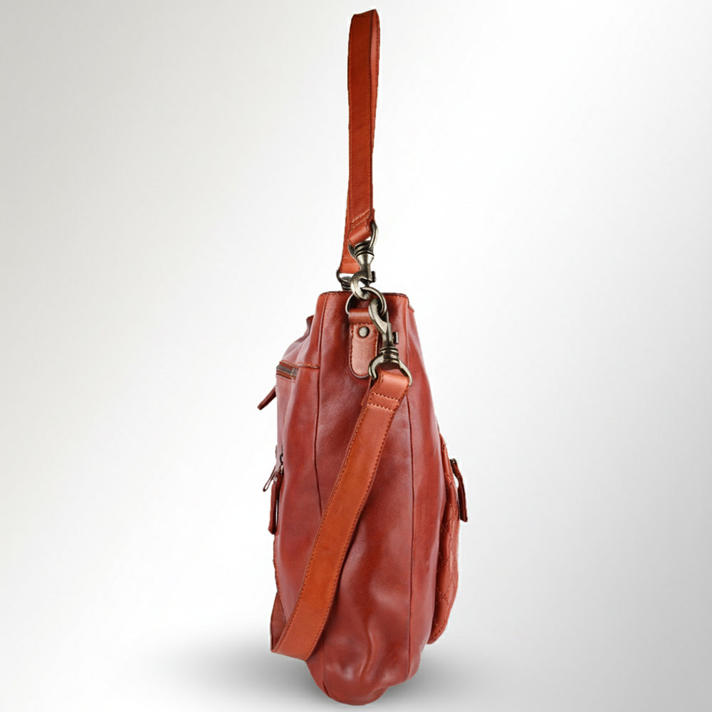 SWC180 Fiorente - Full Grain Leather Shoulder Bag