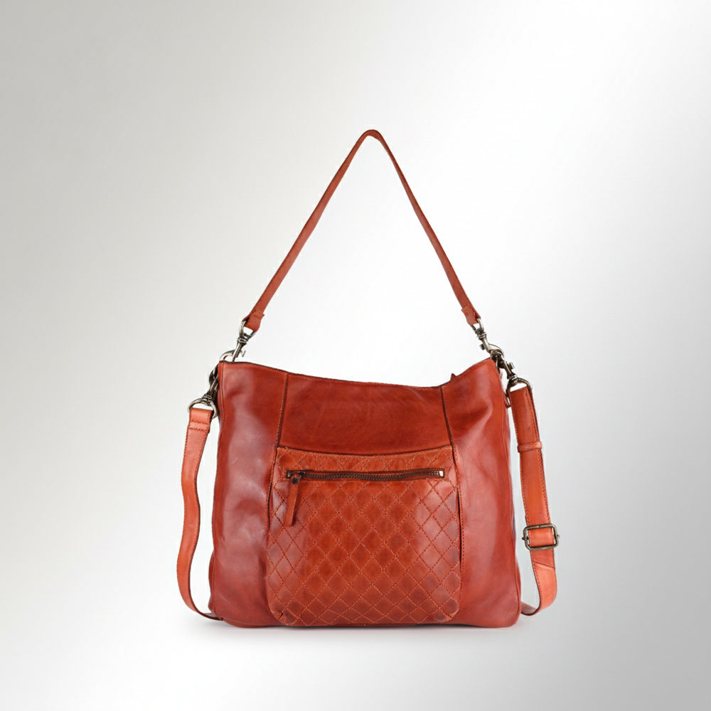 SWC180 Fiorente - Full Grain Leather Shoulder Bag
