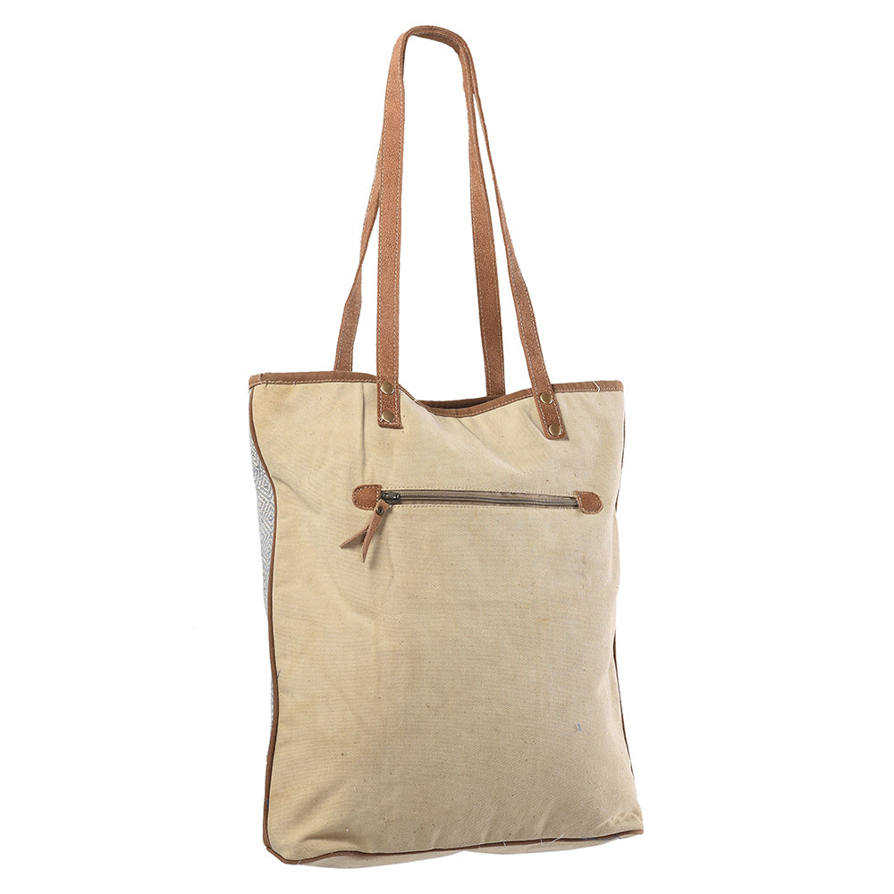LC-KB324  Tote Upcycled Canvas Ladies Bag