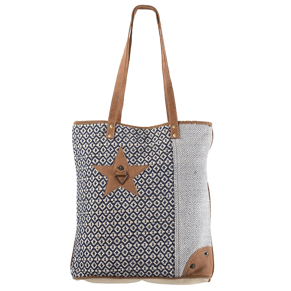LC-KB324  Tote Upcycled Canvas Ladies Bag