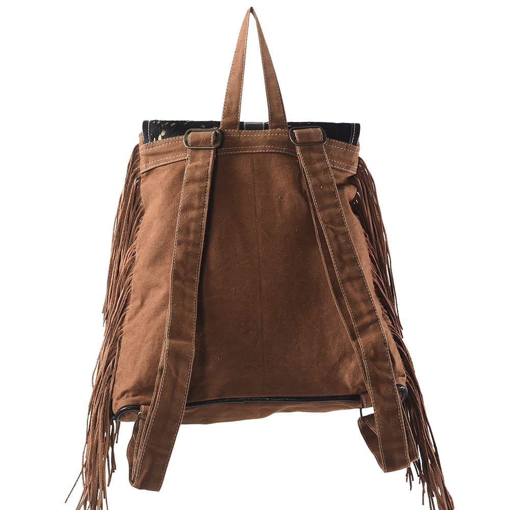 LC-KB328  Backpack Upcycled Canvas Ladies Bag