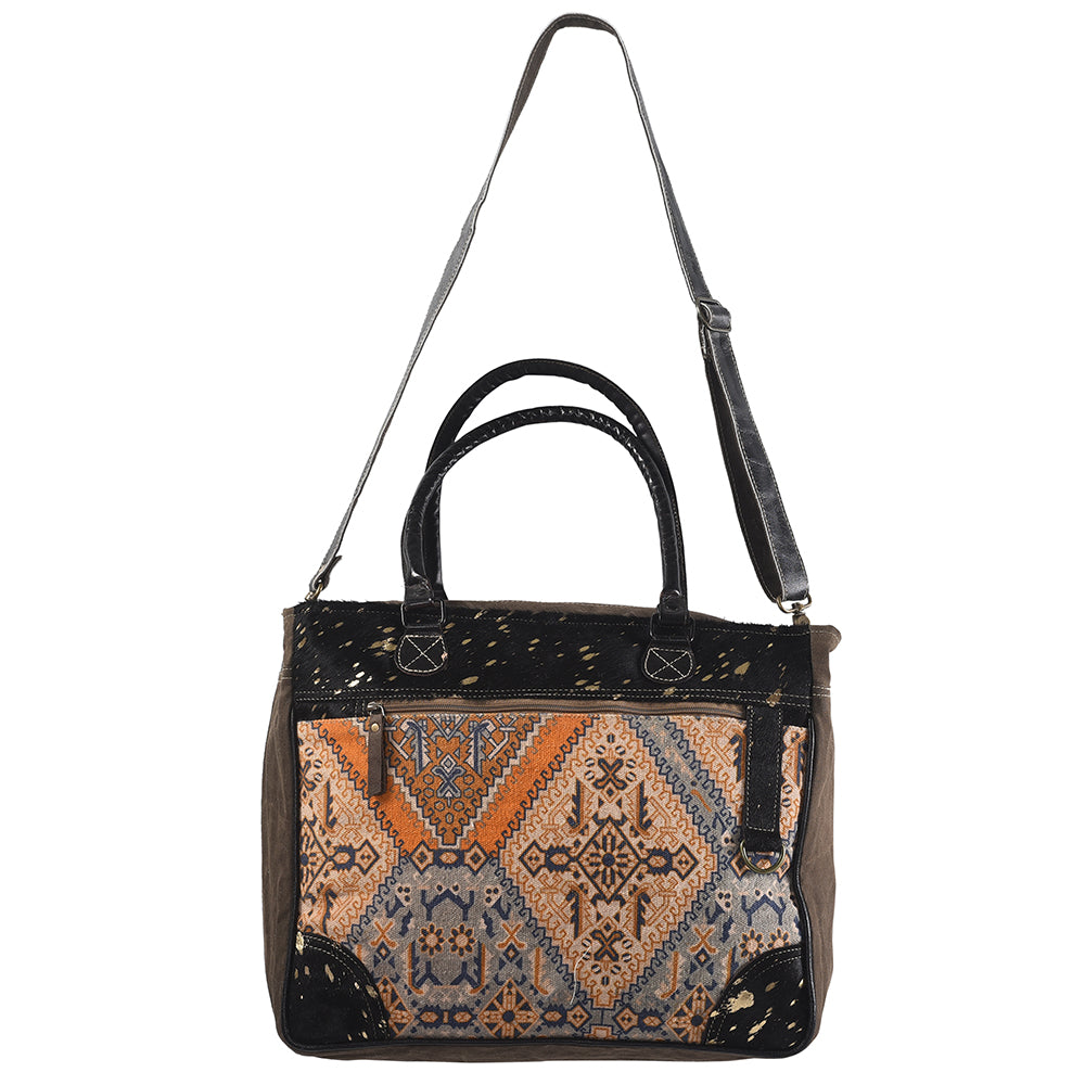 LC-KB322 Weekender Upcycled Canvas Ladies Bag