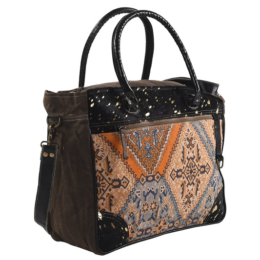 LC-KB322 Weekender Upcycled Canvas Ladies Bag