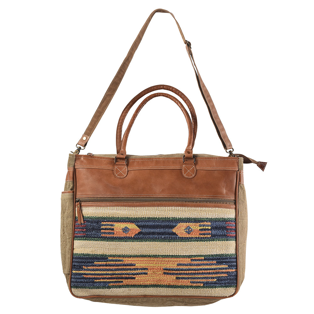 LC-KB325 Weekender Upcycled Canvas Ladies Bag