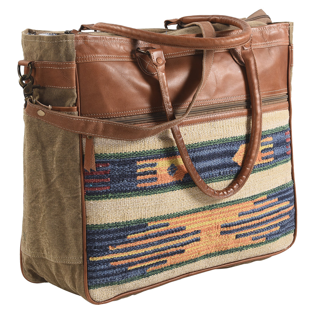 LC-KB325 Weekender Upcycled Canvas Ladies Bag