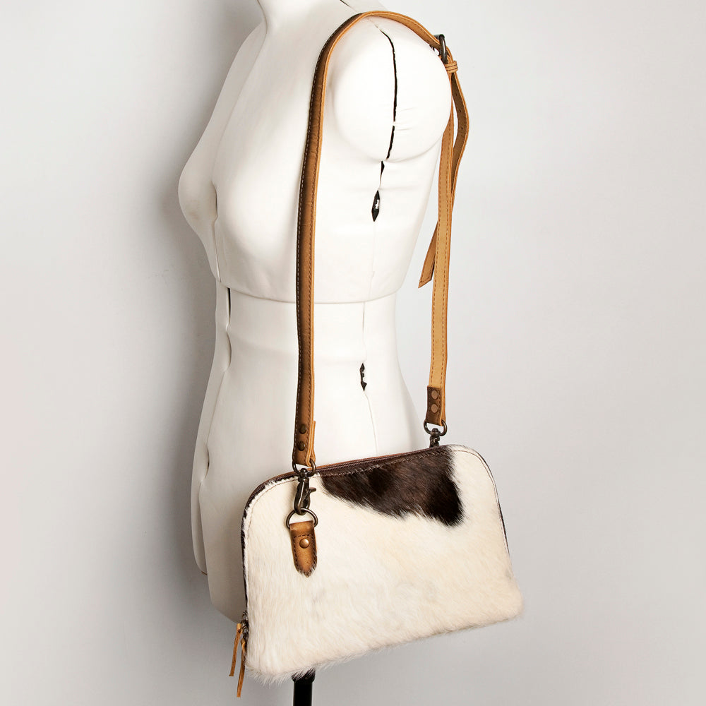 ADBG914 Crossbody Hair On Genuine Leather Women Bag Western Handbag Purse