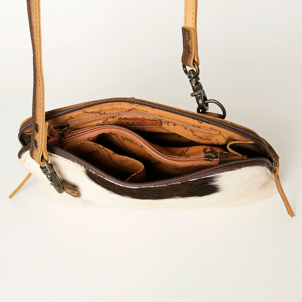 ADBG914 Crossbody Hair On Genuine Leather Women Bag Western Handbag Purse