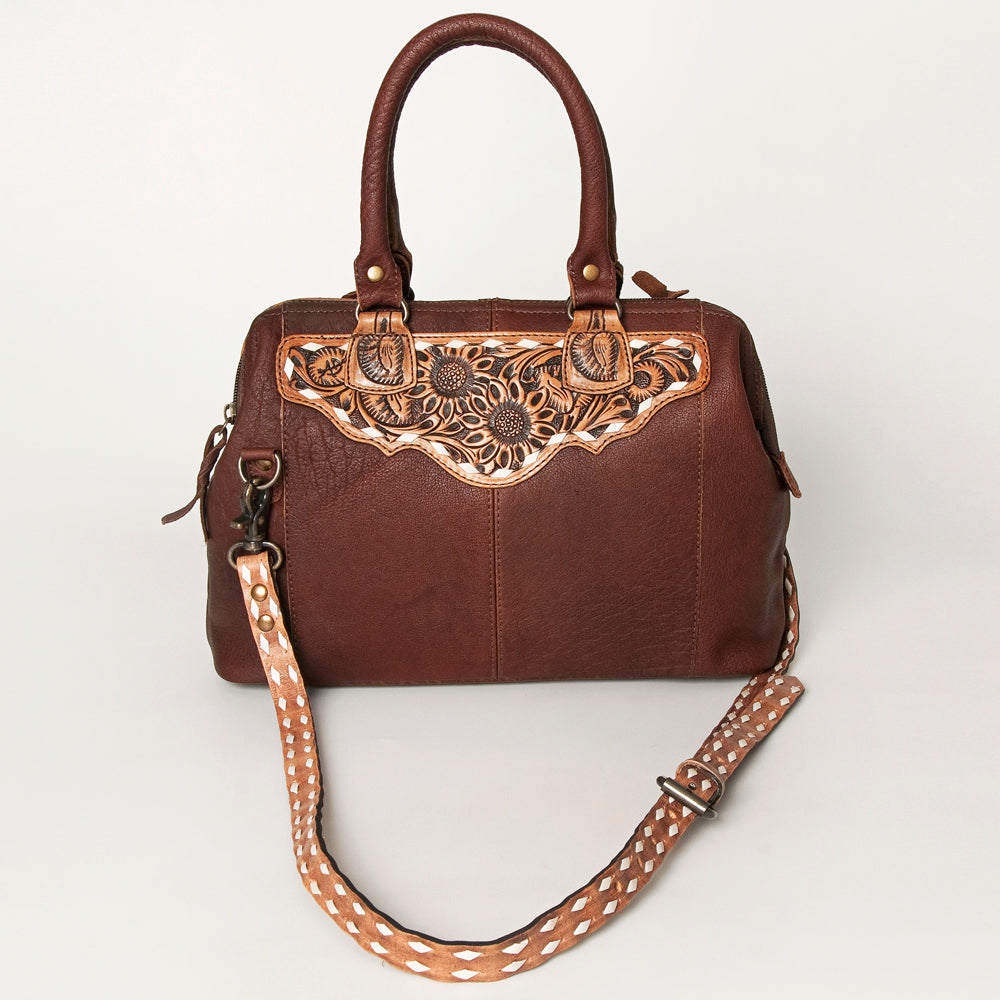 ADBG922 Tote Hand Tooled Genuine Leather Women Bag Western Handbag Purse