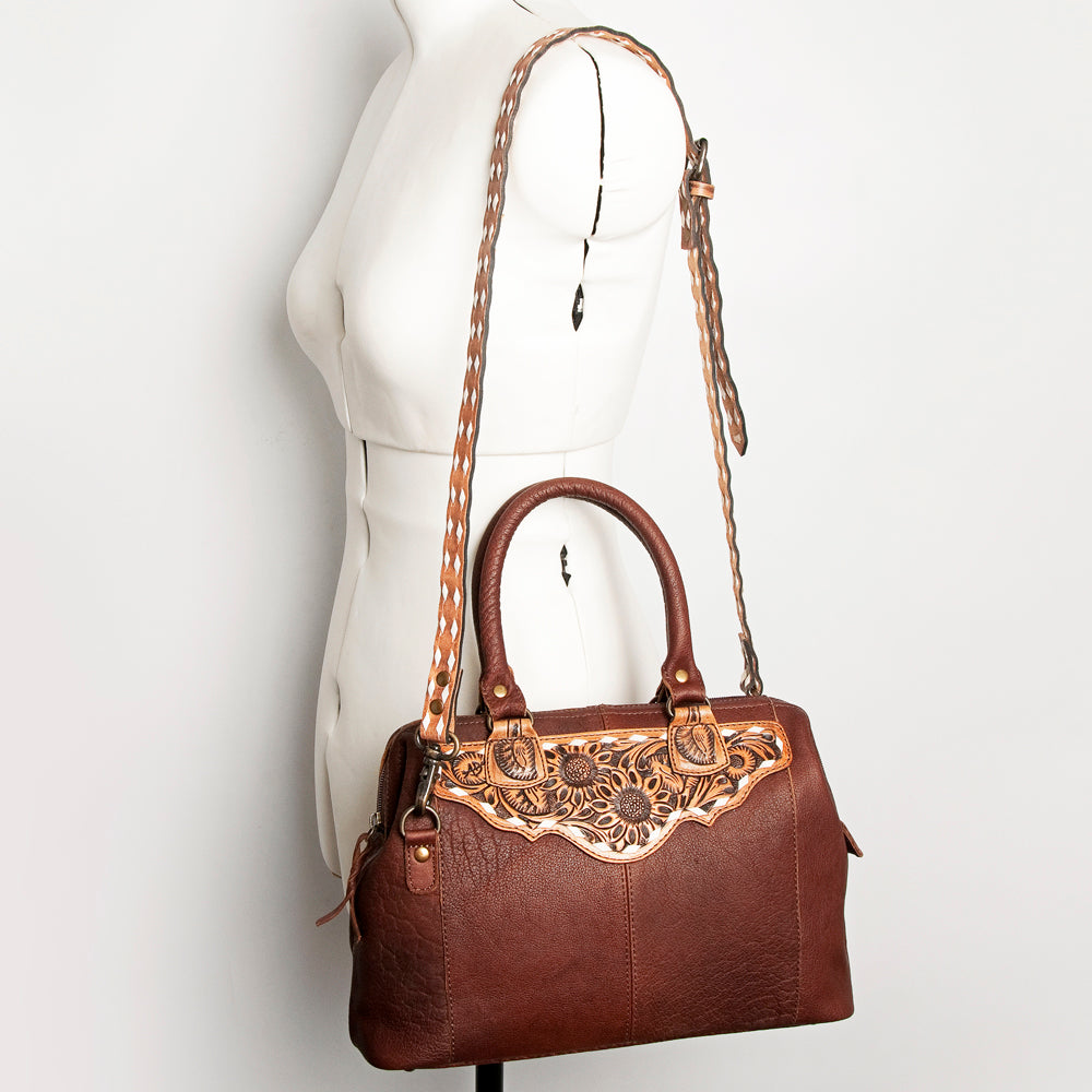 ADBG922 Tote Hand Tooled Genuine Leather Women Bag Western Handbag Purse