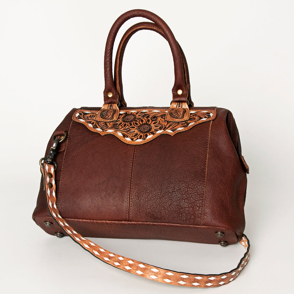 ADBG922 Tote Hand Tooled Genuine Leather Women Bag Western Handbag Purse