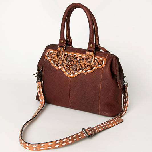 ADBG922 Tote Hand Tooled Genuine Leather Women Bag Western Handbag Purse