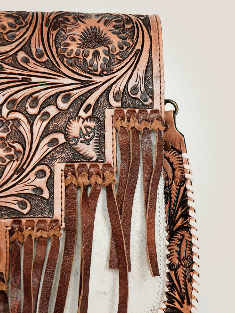 LC-ADBG925 Messenger Hair-On Genuine Western Leather Women Bag