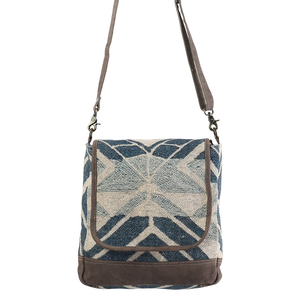 LC-KB310 Messenger Upcycled Canvas Ladies Bag